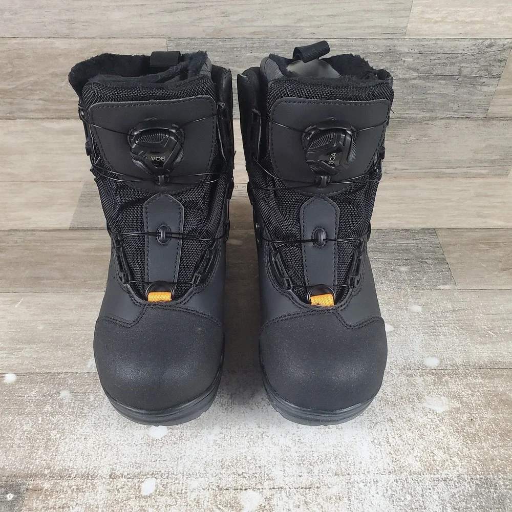 45NRTH‎ Wolvhammer BOA Cycling Boots Sz 5 Black Mid-Calf Round-Toe
